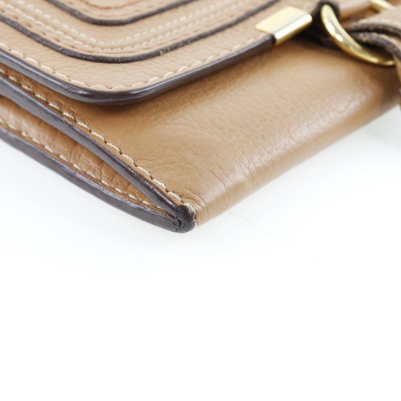 [CHLOE] Chloe leather beige ladies long wallet