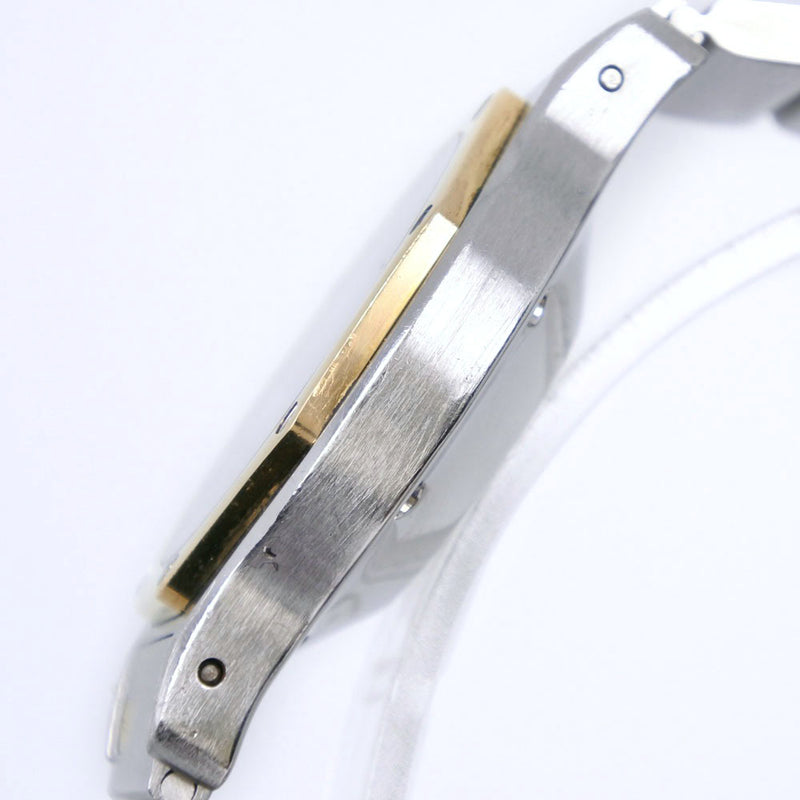 [Cartier] Cartier Santos Ooktagon LM Acero inoxidable X YG Silver Automatic Boys White Dial Watch