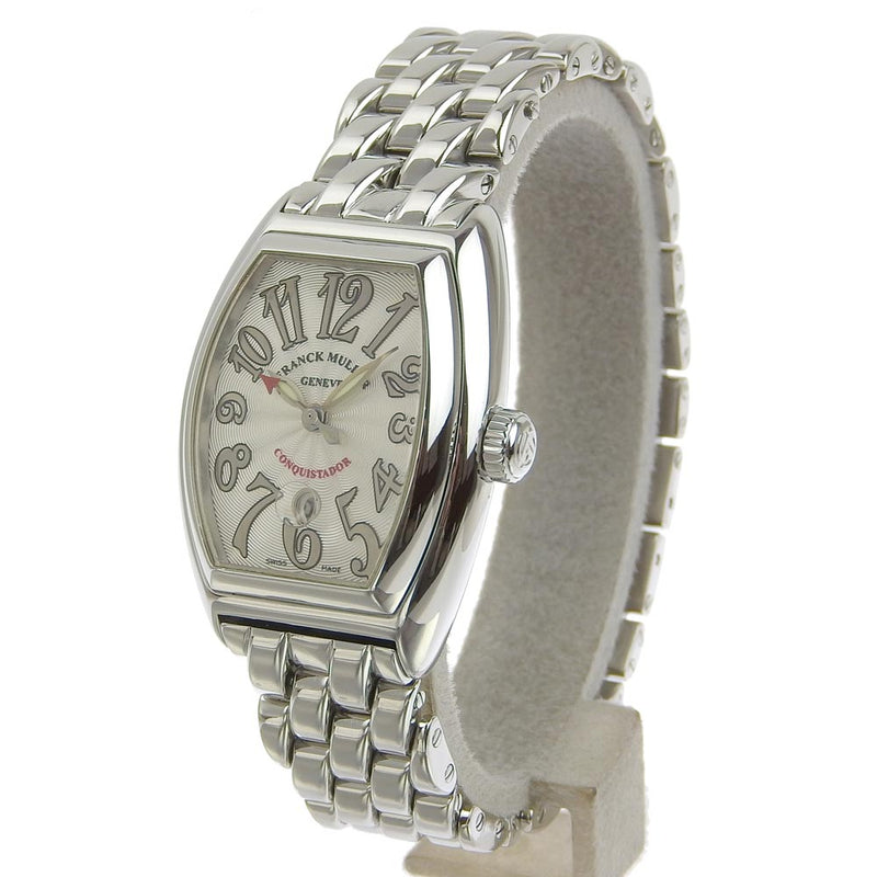 [Franck Muller] Frank Muller Conquistador 8002LSC Stainless Steel Silver Automatic Wrap Ladies Silver Dial A Rank