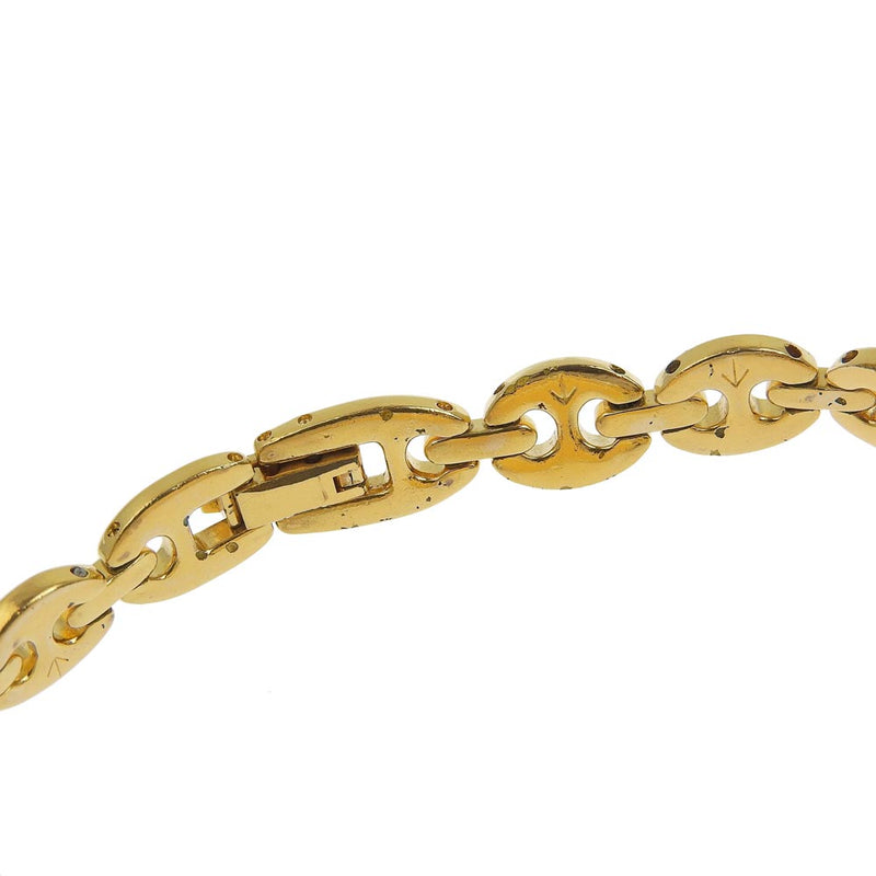 [GUCCI] Gucci Change Besel 11/12.2 Gold plating Gold Quartz Analog Display Ladies White Dial Watch