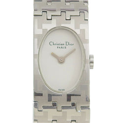【Dior】クリスチャンディオール
 ミスディオール D70-100 ステンレススチール シルバー クオーツ アナログ表示 レディース 白文字盤 腕時計
A-ランク