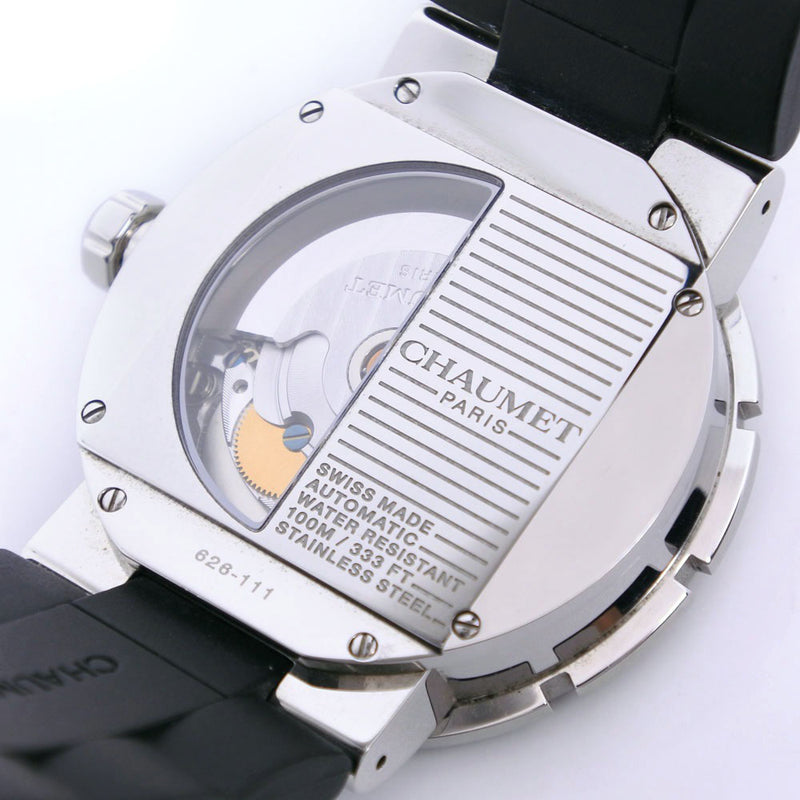 CHAUMET ショーメ クラスワン ダイヤベゼル 626-111 ラバー 腕時計 自動巻き AUTO