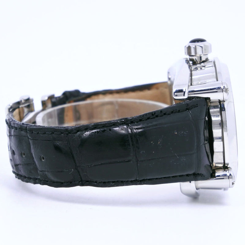 【SEIKO】セイコー
 ガランテ SBLA035 ステンレススチール×レザー 黒 自動巻き パワーリザーブ メンズ 白文字盤 腕時計
A-ランク