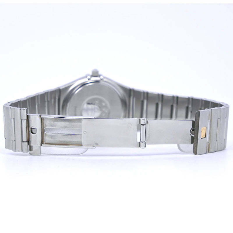 [Omega] Omega Constellation 1512.30 Reloj analógico de cuadros de cuarzo de plata de acero inoxidable