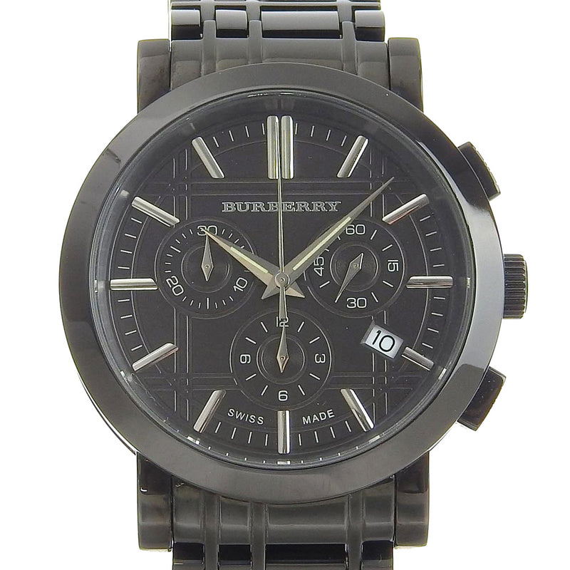 バーバリー腕時計 クロノグラフ（黒） - 腕時計