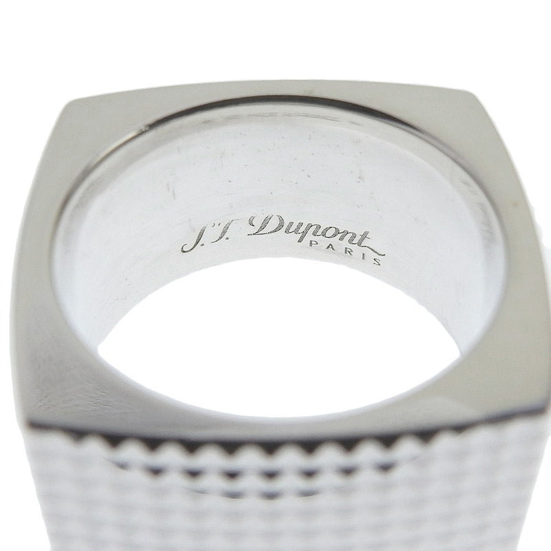 [DuPont] DuPon Diamond Head Silver 925 Silver Men's Ring / Ring A+Rank