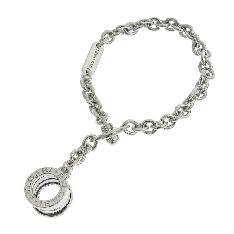 [Bvlgari] Bulgari BZero1 Beau Zero One Key Charm Silver 925 Silver Ladies Bracelet A+Rank