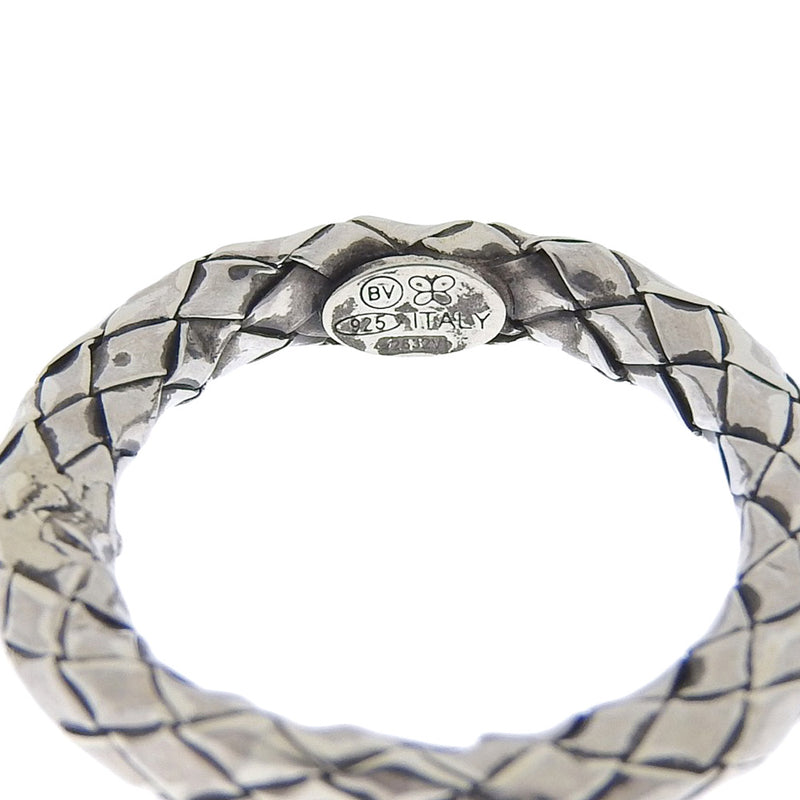 [Bottegaveneta] Bottega Veneta Intrecciato Silver 925 Silver Men's Ring / Ring A+Rank