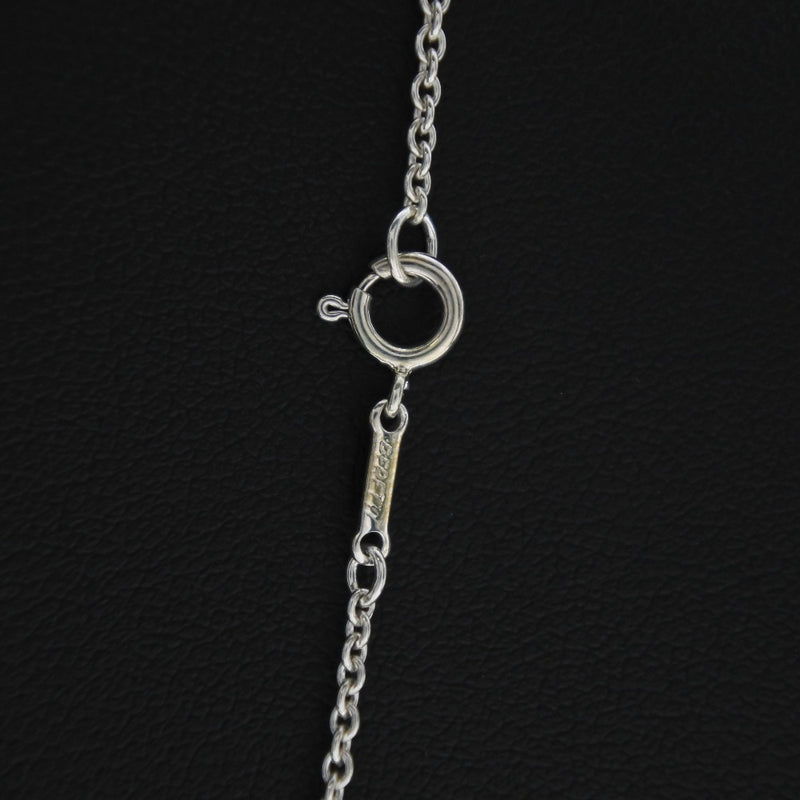 [Tiffany & Co.] Tiffany Open Heart 대형 El Saperti Silver 925 Silver Ladies Necklace A+Rank