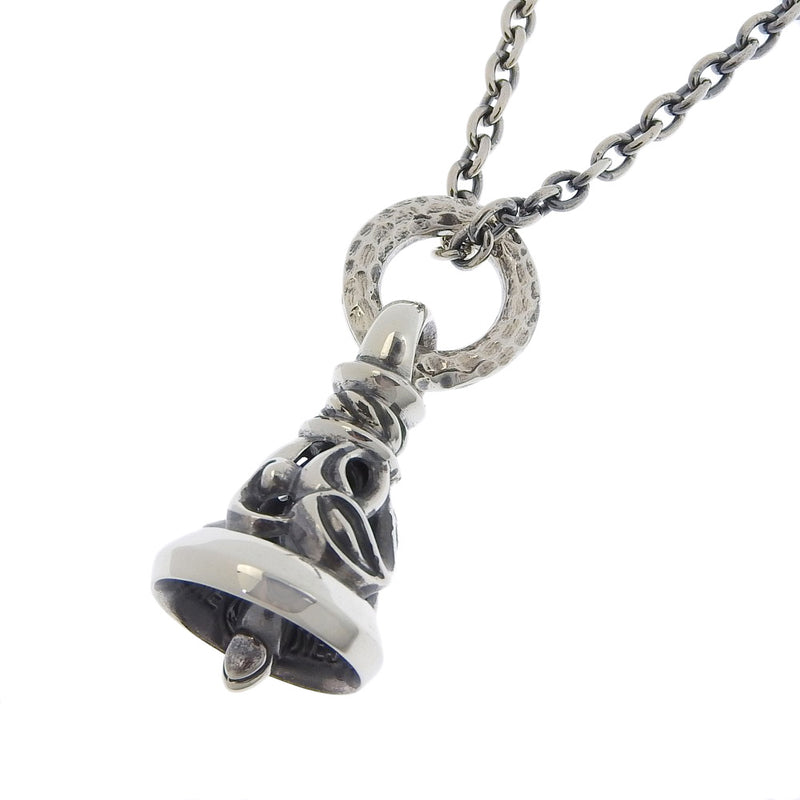 [고독한 사람] Ron One 's Crain Bell Silver 925 Silver Unisex Necklace A+Rank