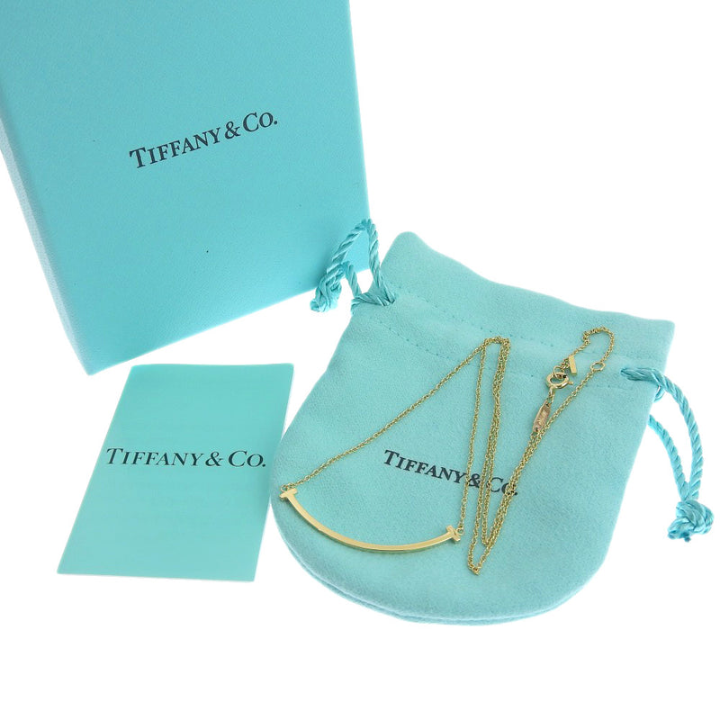 [Tiffany & Co.] Tiffany T Smile Small K18 옐로우 골드 골드 레이디 목걸이 SA Rank
