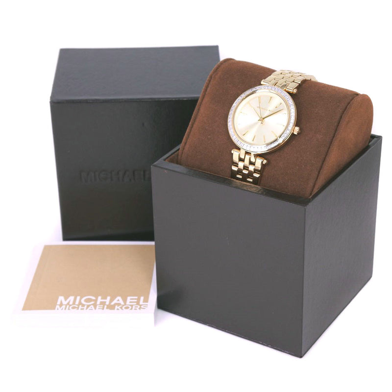 Michael Kors] Michael course Rhinestone MK-3365 Watch Stainless 