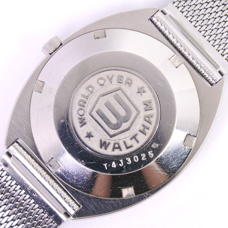 [Waltham] Waltham Cal.HT824 Reloj de marcación de marcación blanca automática de acero inoxidable de acero inoxidable