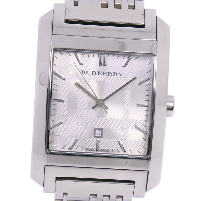【BURBERRY】バーバリー
 BU1567 腕時計
 ステンレススチール クオーツ メンズ シルバー文字盤 腕時計