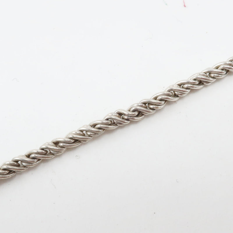 [Tiffany＆Co。] Tiffany Puzzle Heart Rope Vintage Silver 925女士项链