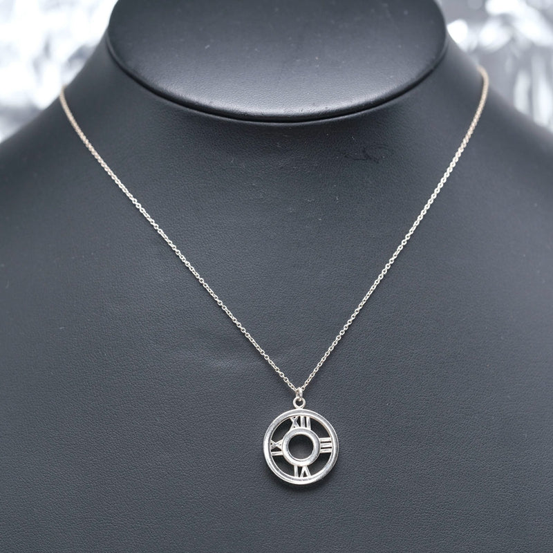 [TIFFANY & CO.] Tiffany Atlas Circle Silver 925 Ladies Necklace