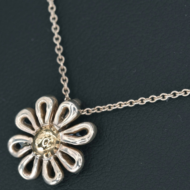 [TIFFANY & CO.] Tiffany Daisy Flower Paloma Picasso Silver 925 Ladies Necklace