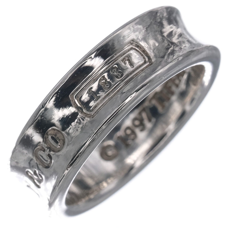 [Tiffany & Co.] Tiffany 1837 Silver 925 17.5 Unisex Ring / Ring