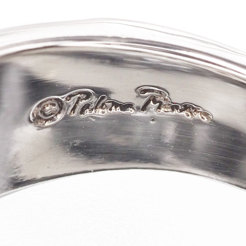 [Tiffany＆Co。] Tiffany三重摩擦心paromas picasso银925 925女士戒指 /戒指