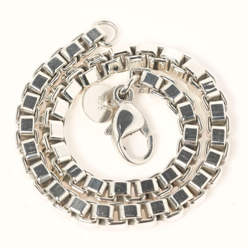 [TIFFANY & CO.] Tiffany Benetian Silver 925 Unisex bracelet