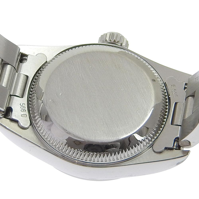 【ROLEX】ロレックス
 オイスターパーペチュアル 67180 ステンレススチール 自動巻き アナログ表示 レディース 青文字盤 腕時計