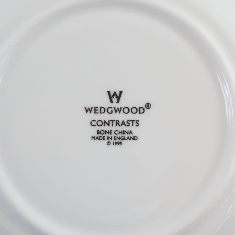 Wedgwood] Wedgewood Contrasts Cup & Saucer x 6/Sugar Pot