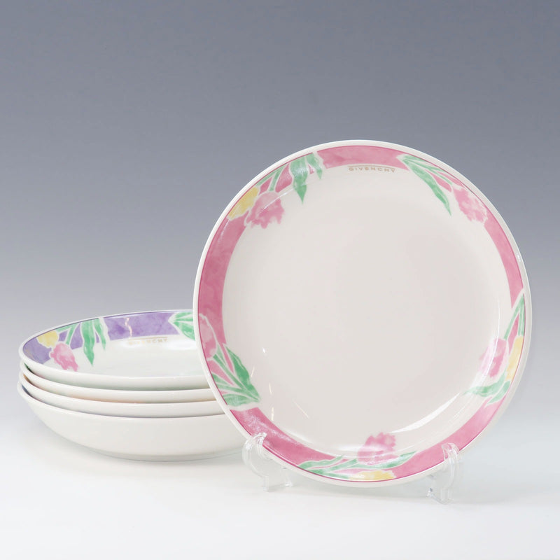 [GIVENCHY] Givenchy pasta/curry plate × 5 sheets 22.5 × H4.2cm GB-16 dishes Ceramics dishes S rank