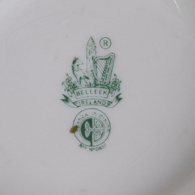 [BELLEEK] Berryk Sham Rock Cup & Saucer Tableware Porcelain_ Tableware A+Rank