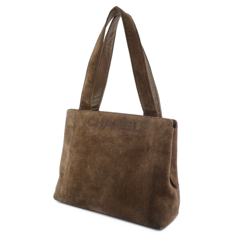 [CHANEL] Chanel Tote Bag Swed Brown Ladies Tote Bag