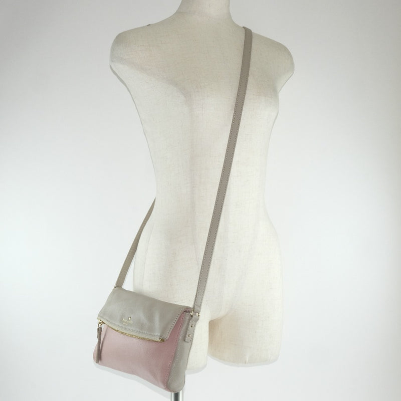 [Kate Spade] Bolsa de hombro de Kate Spade Beige/Pink Ladies Shoulder Bag A Rank