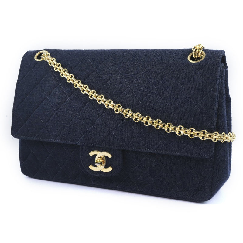 CHANEL] Chanel Matrasse chain shoulder shoulder bag Cotton Canvas Navy Blue  Ladies Shoulder Bag – KYOTO NISHIKINO