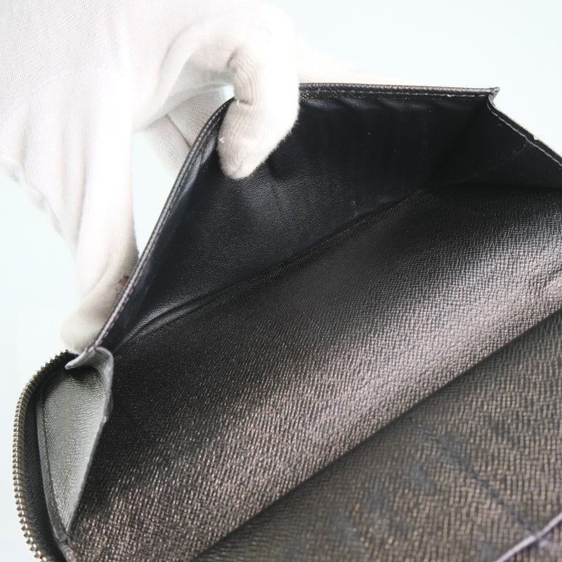 Louis Vuitton Damier Graphite Zippy Wallet Vertical N63095 Long Unisex