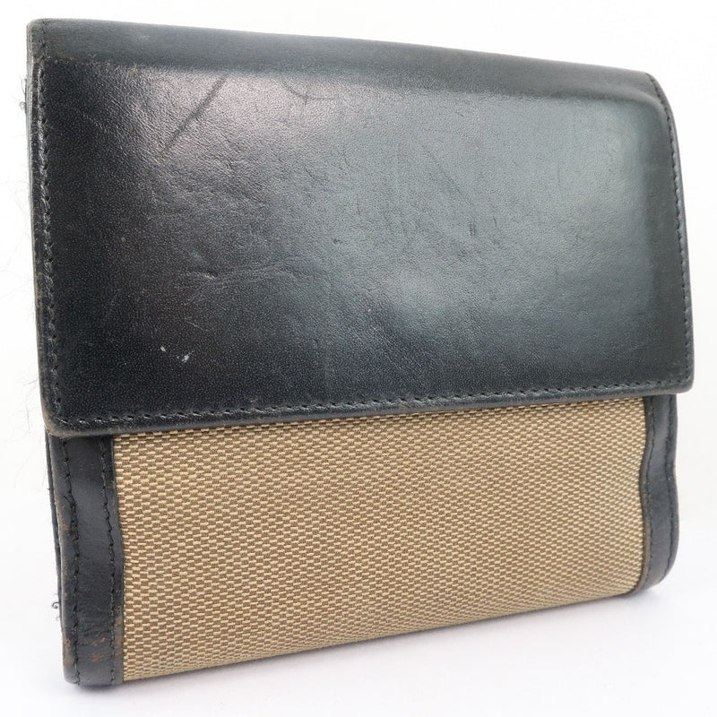 [Gucci] Gucci 035.0416.2106 Bi -fold Wallet Calf CALF CANVAS米色女士Bi -fold Wallet