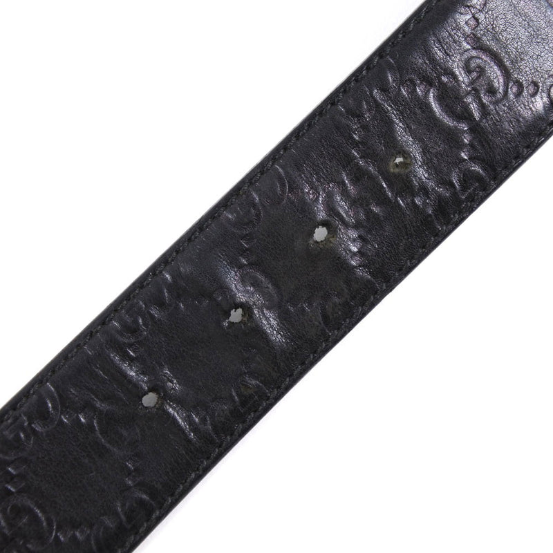 [구찌] 구찌 연동 g 114984 벨트 Simer Silver Men 's Belt