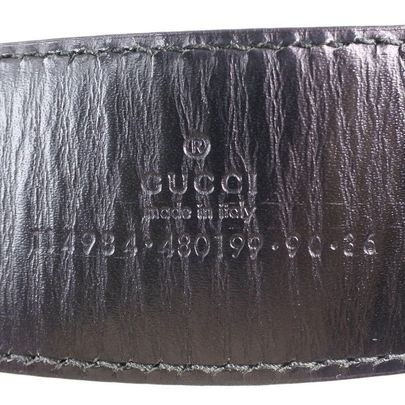 [Gucci] Gucci互锁G 114984皮带Simer银男子皮带