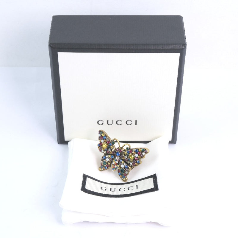 [Gucci] Gucci Butterfly/Butterfly Ring/Anillo 13.5 Damas doradas Anillo/anillo A Rank