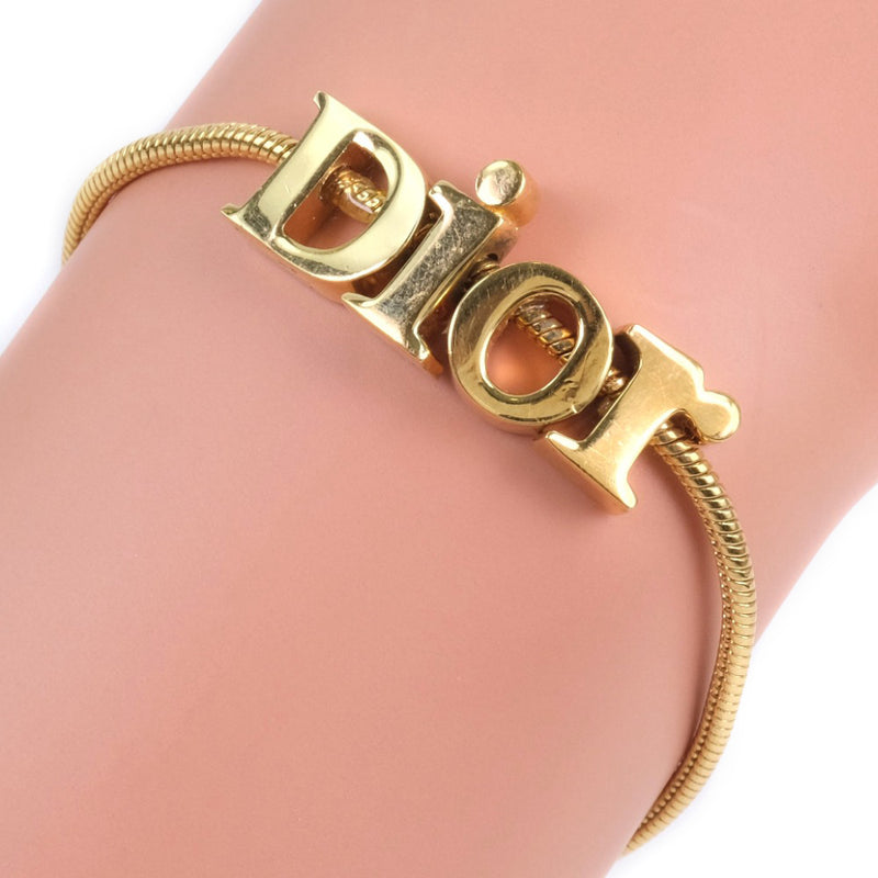 【Dior】クリスチャンディオール
 ブレスレット
 金メッキ ゴールド レディース ブレスレット