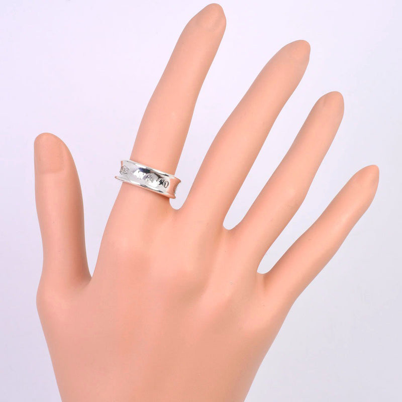 [Tiffany＆co。]蒂芙尼狭窄的1837年戒指 /戒指银925 11女士戒指 /戒指A级