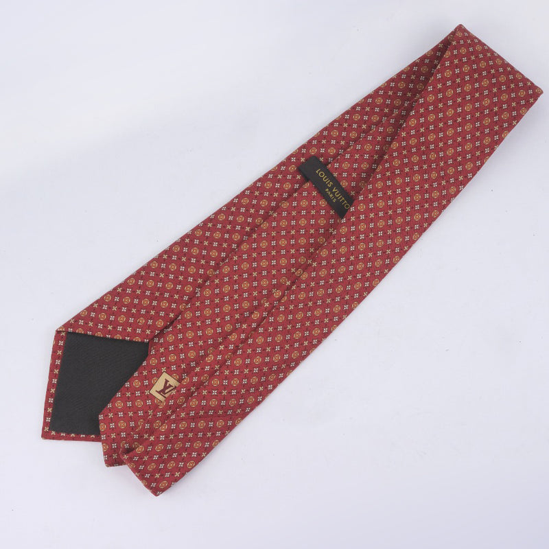 Louis Vuitton] Louis Vuitton tie Silk red men's tie A rank – KYOTO
