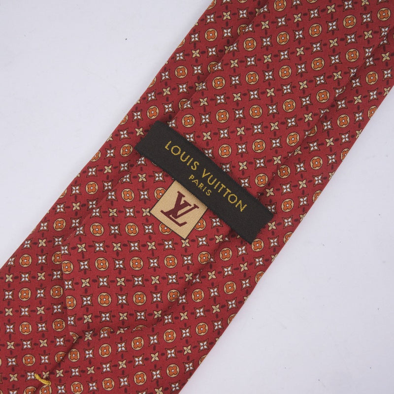 [Louis Vuitton] Louis Vuitton Tie Silk Red Men 's Tie a Rank