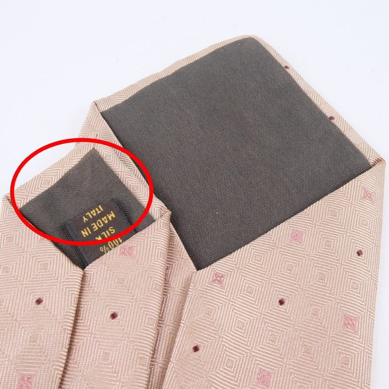 [Louis Vuitton] Louis Vuitton Tie Tie Silk Silk Silk Mige Men's Tie A-Rank