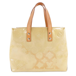 [LOUIS VUITTON] Louis Vuitton Lead PM M91144 Monogram Verni Beige MI0093 Engraved Ladies Handbag