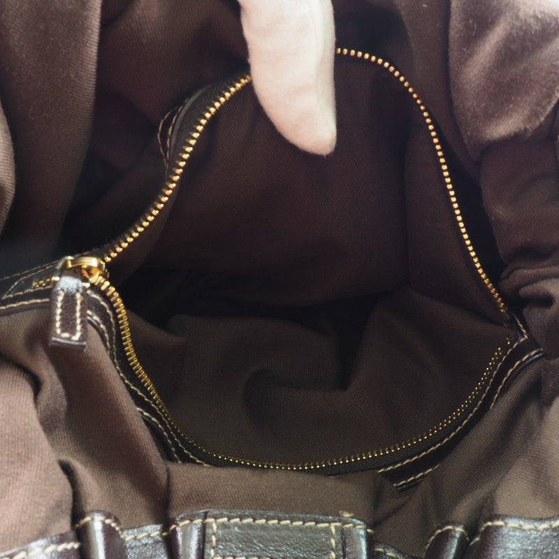 [GUCCI] Gucci Bag 203624 GG Canvas tea Ladies Tote Bag A-Rank