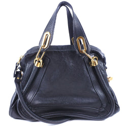 [CHLOE] Chloe Palati 2way Shoulder Calf Black Ladies Handbag