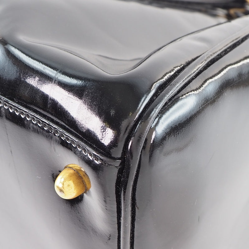[Chanel] Chanel Boston Bag 2way Shoulder Patent Leather Ladies Handpal
