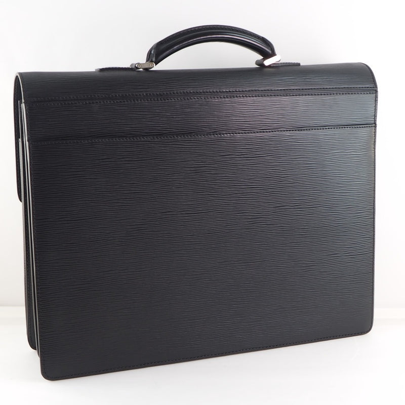 [LOUIS VUITTON] Louis Vuitton Lobst 2 Epireather Noir Black R10067 engraved Men's Business Bag A Rank