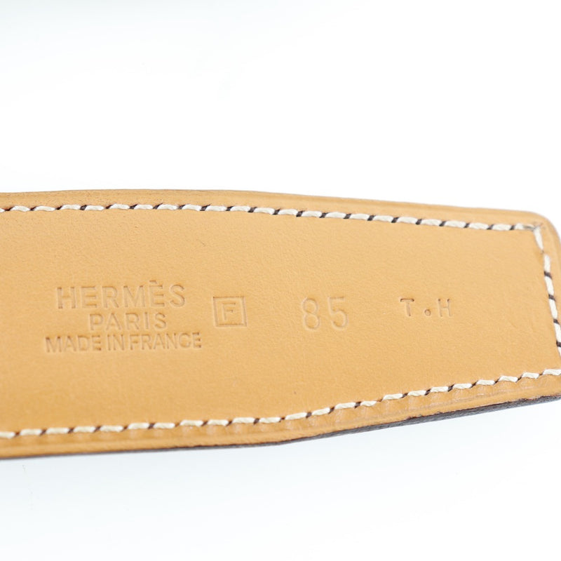 [Hermes] Hermes H Belt 85 Constance Box Cars □ F 새겨진 남성용 벨트