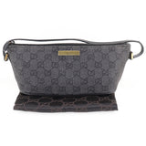 GUCCI Pouch 07198 Accessory pouch GG canvas Black Women Used –