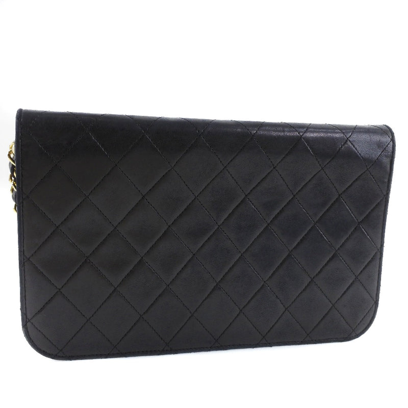 [CHANEL] Chanel Chain Shoulder Matrasse Lambskin Black Ladies Shoulder Bag