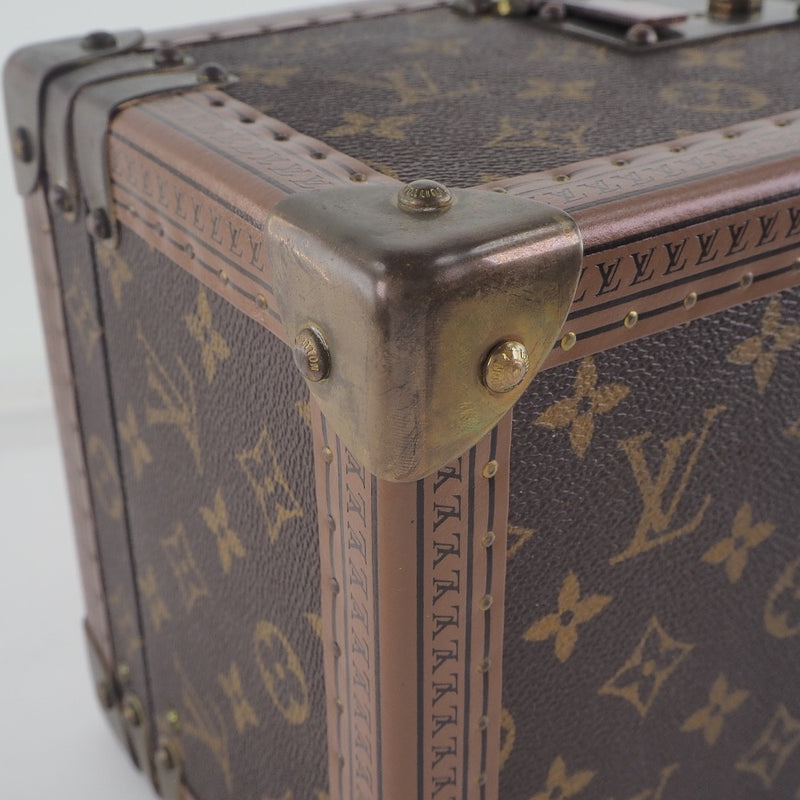 Louis Vuitton] Louis Vuitton Caja de maquillaje monogram lienzo té